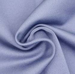 Polyester Blue Single Jersey Fabric 