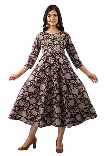 Buy Chokhi Bandhni Brand Anarkali Kurti by Chokhi Bandhani