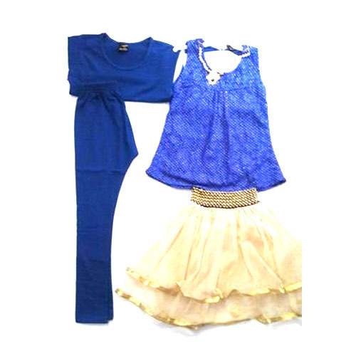 blue leggings top set