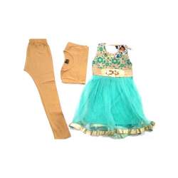 sky top with leggings