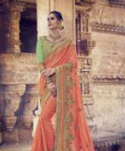 arriva fab kutchi work saree
