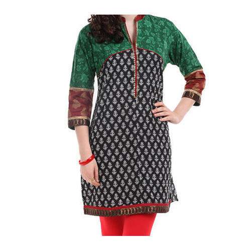 Casual Straight Short Kurti  by Blue Waves