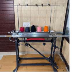 Hand Driven Flat Bed Knitting Machine, 7G-14G