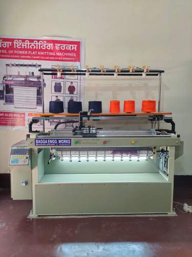 TRANSFER SYSTEM POWER FLAT  KNITTING MACHINE by Bagga Engineering Works