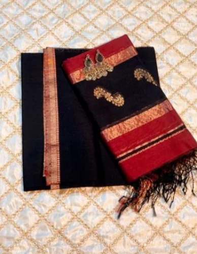 New Handloom Multi Color Maheshwari Dress Material by Pawar Handloom