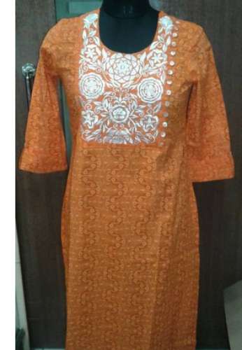 Fancy Cotton Kurti by Taruni Fashion