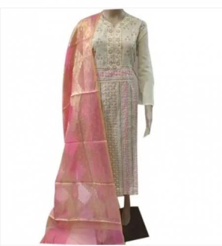 Elegant Banarasi Silk Suit Material by Krishna agency