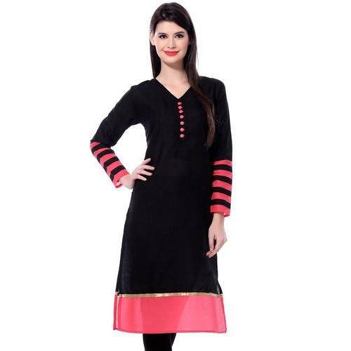 Ladies Casual Full Sleeve Kurti by Fashionfab International