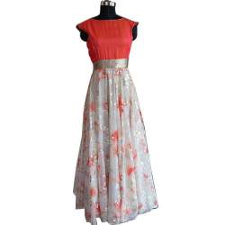 Ladies Elegance Party Wear Western Dress