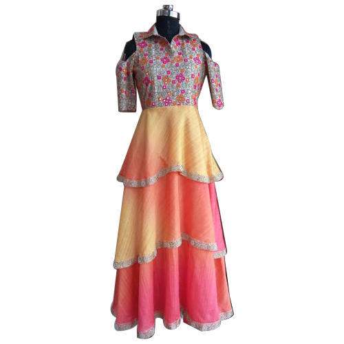 Ladies Stylish Long Western Dress by Fashionfab International