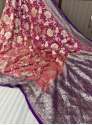 Pure Banarasi Chiffon Handloom Saree  thumb 2