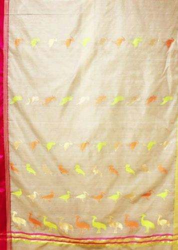 Exclusive Collection Chanderi Hand Woven Saree by Raisons