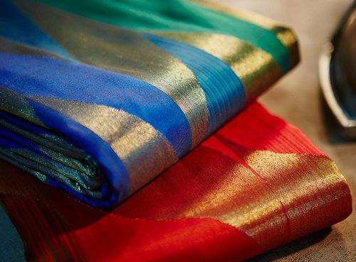 Kanchipuram Multi Color Designer Saree by Raisons