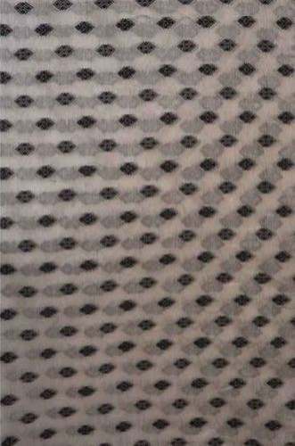 Black And White Chanderi Fabric