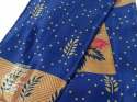Blue Printed Floral Print Saree