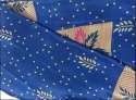 Blue Printed Floral Print Saree thumb 2