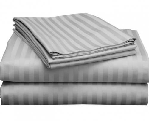 Striped Hotel Bed Sheet by J D Polytex Pvt Ltd