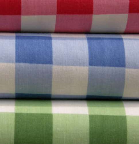 uniform check shirting fabric by Sai Apparels