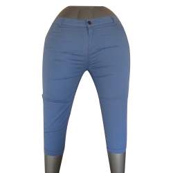 Ladies Blue Capri