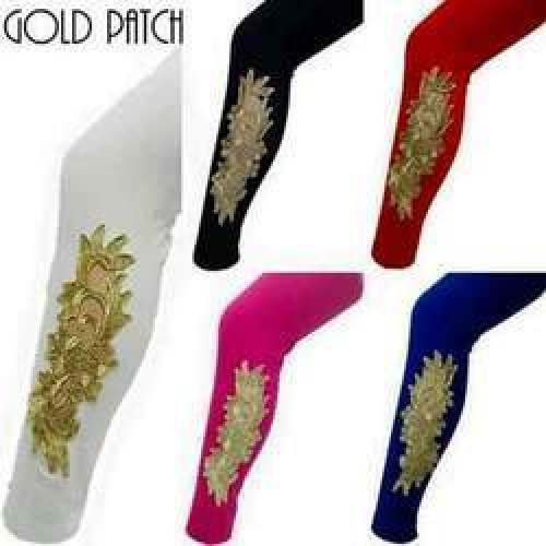 Golden Patch Leggings