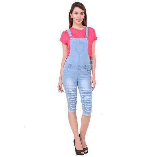 Ladies Denim Dungaree by Koumi Traderss