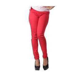 Ladies Red Jeggings