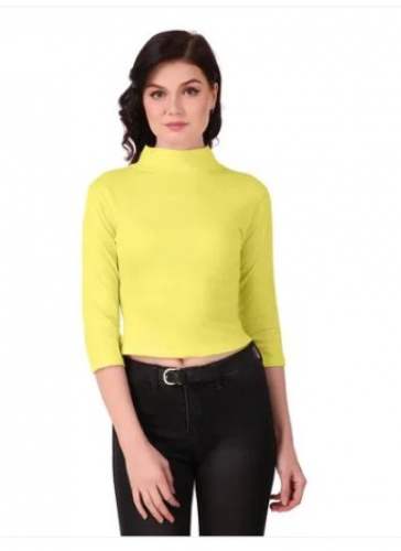 Yellow Crop Top