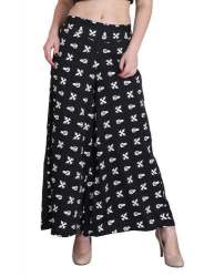 Black Printed Palazzo
