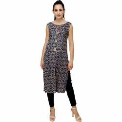 Sleeveless Rayon Kurti-1