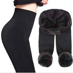 Fleeced Wool Lycra Leggings