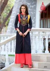Embroidered Cotton Kurtis
