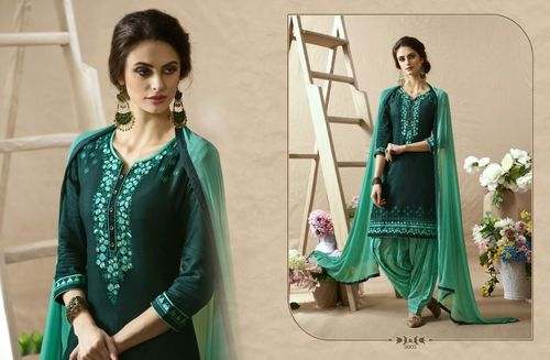 Glaze Cotton Punjabi Suits