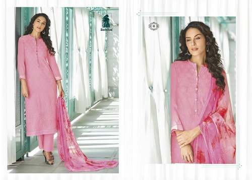 Sahiba Sudriti Hand work Dress Material by Suvesa