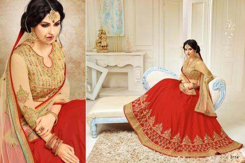 ZISA Embroidered Lehenga  by Suvesa