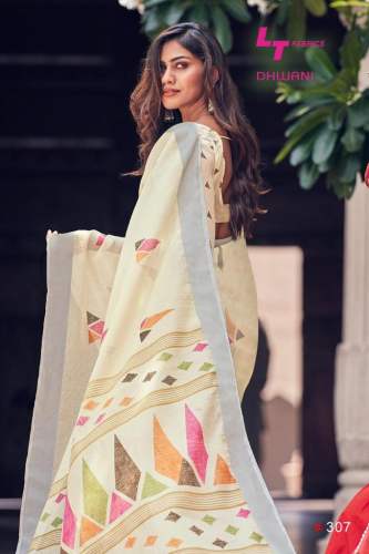 Designer Kora silk saree by Pratham Fashion
