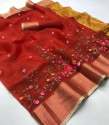 Designer Tissue Silk saree thumb 1