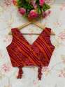 bandhani  silk blouse  thumb 3