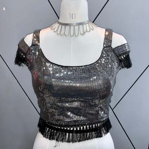 FURR LACE WITH SIQUANCE BLOUSE
