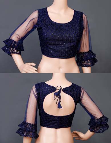soft pure nylon readymade blouse 