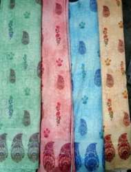 Polyester Cotton Embroidery Fabric With Digital Print