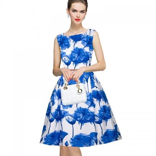 Designer Blue Dreess