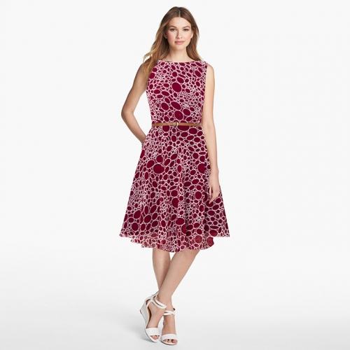 Designer Maroon Dress1