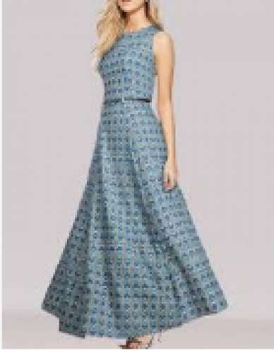 Designer Printed Gown