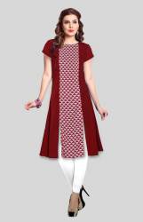 SKU : Deltin kurti 112 Maroon