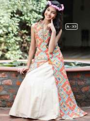 collar style girl gown