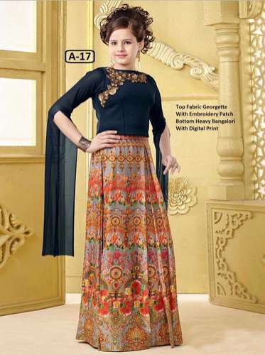 kids designer party wear gown