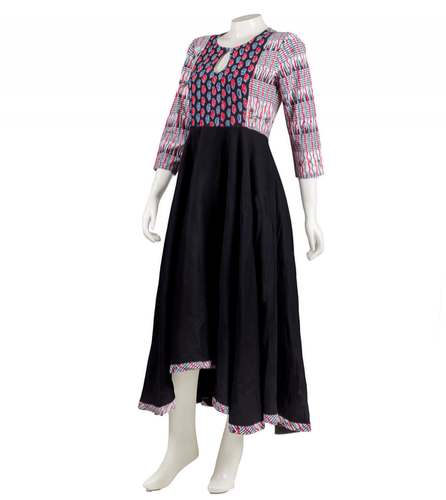 Round neck fancy kurti