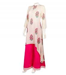 Up down fancy cotton kurti