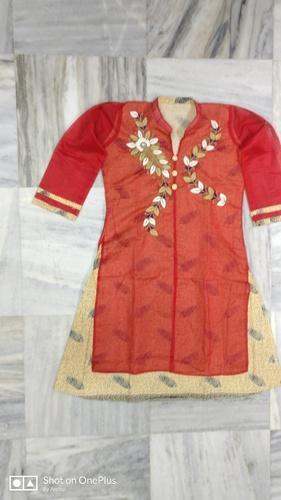 Anaro Cotton Kurti With Works
