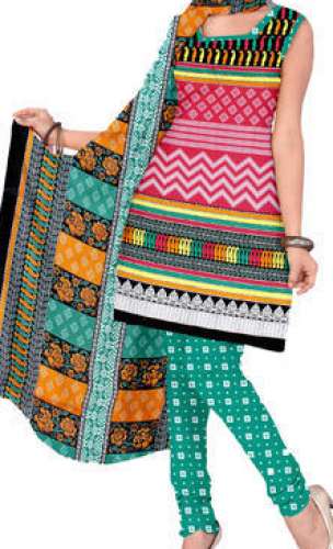 ladies suit piece dress material